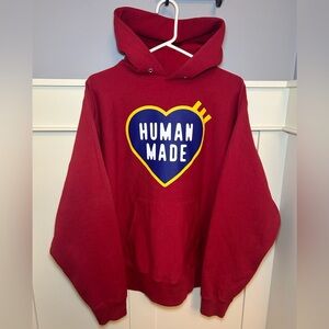 Human Made blue heart hoodie